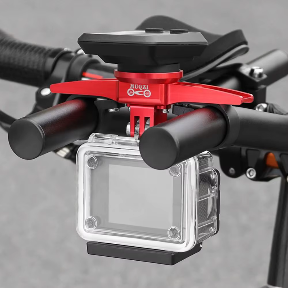 Soporte para ciclocomputador en manillar TT ajustable de aluminio - imagen 4