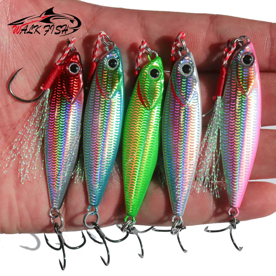 Walk Fish Señuelo de Metal Fundido para Pesca Vertical – SwimBait - imagen 5