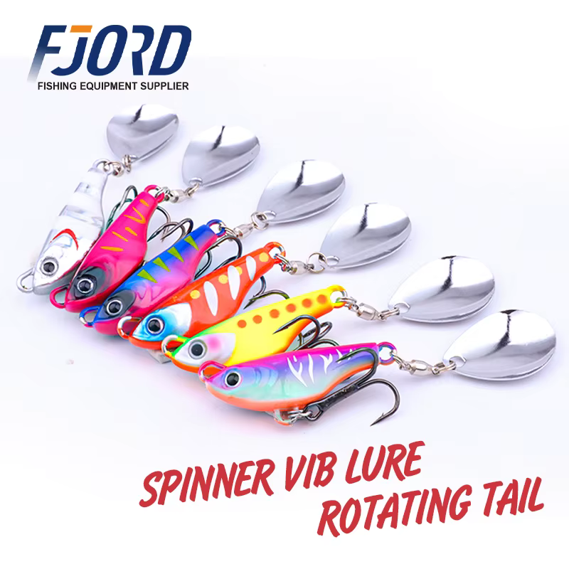 FJORD señuelo spinner swimbait para perca con cola vibratoria