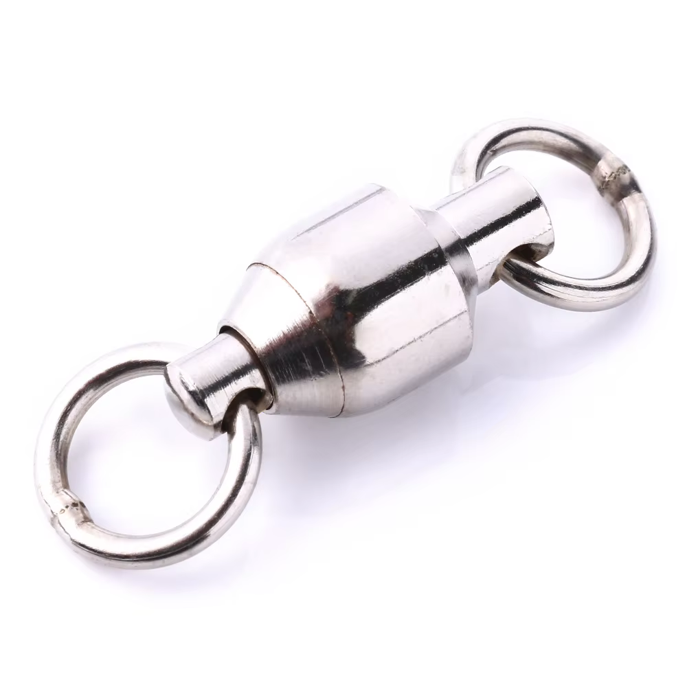Conectores giratorios acero inoxidable rodamiento bolas pesca arrastre jigging - imagen 4