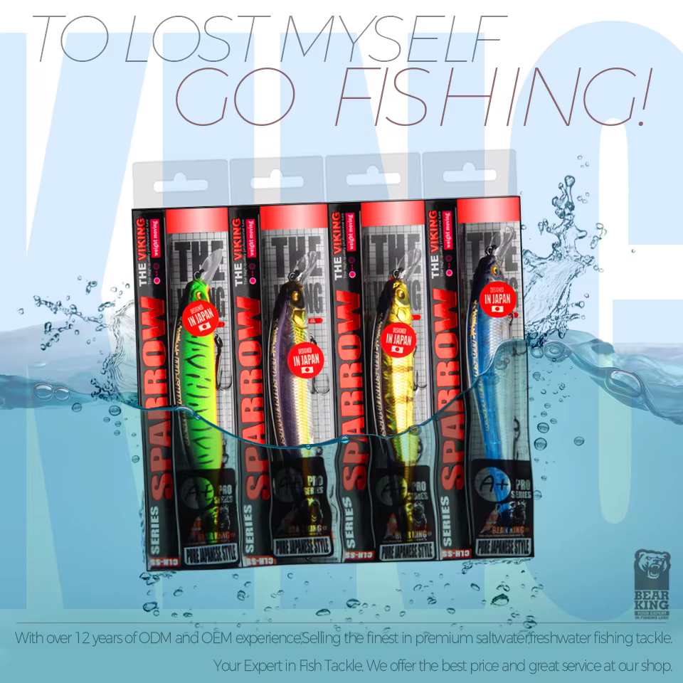 Bearking M114 Señuelo Minnow Wobbler – Anzuelos de calidad superior - imagen 2