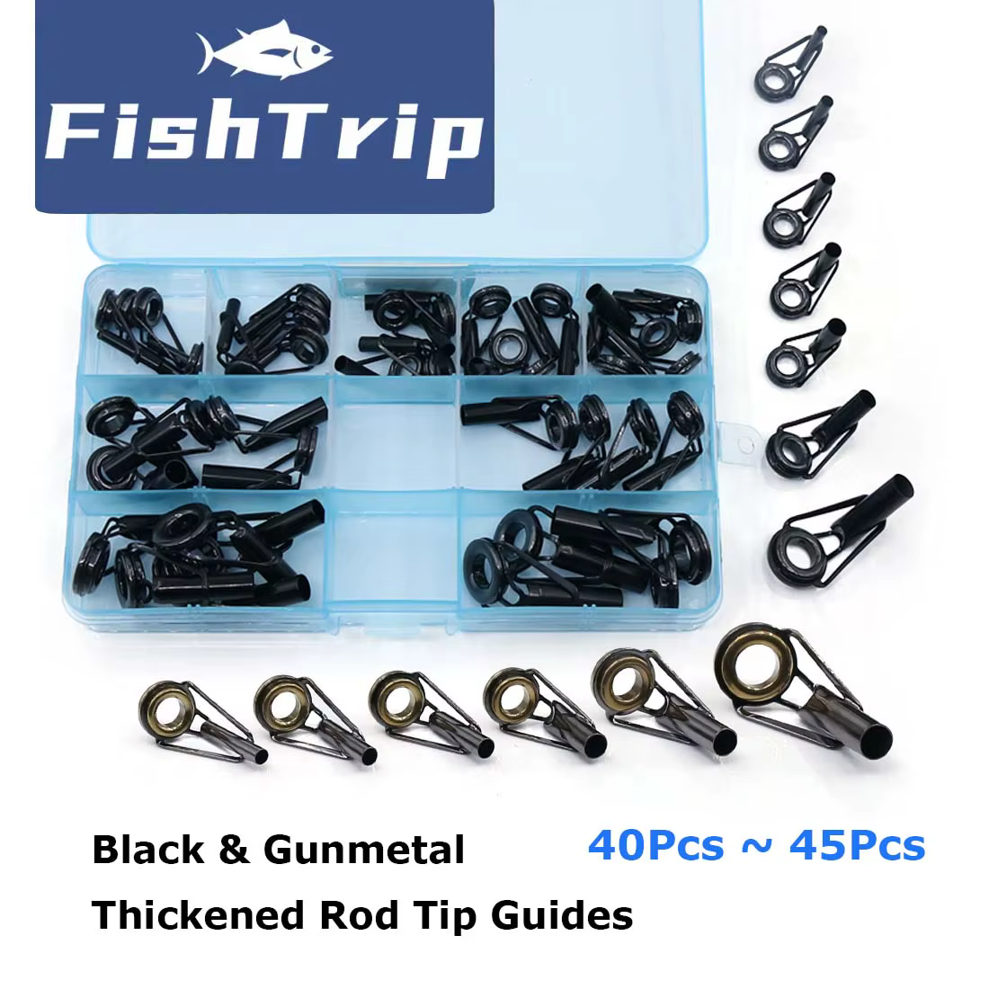 Kit Reparación Guías FishTrip – Acero inoxidable y cerámica
