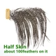 Ewing sillín mosca seca grizzly natural – pluma hackle para atado - imagen 2