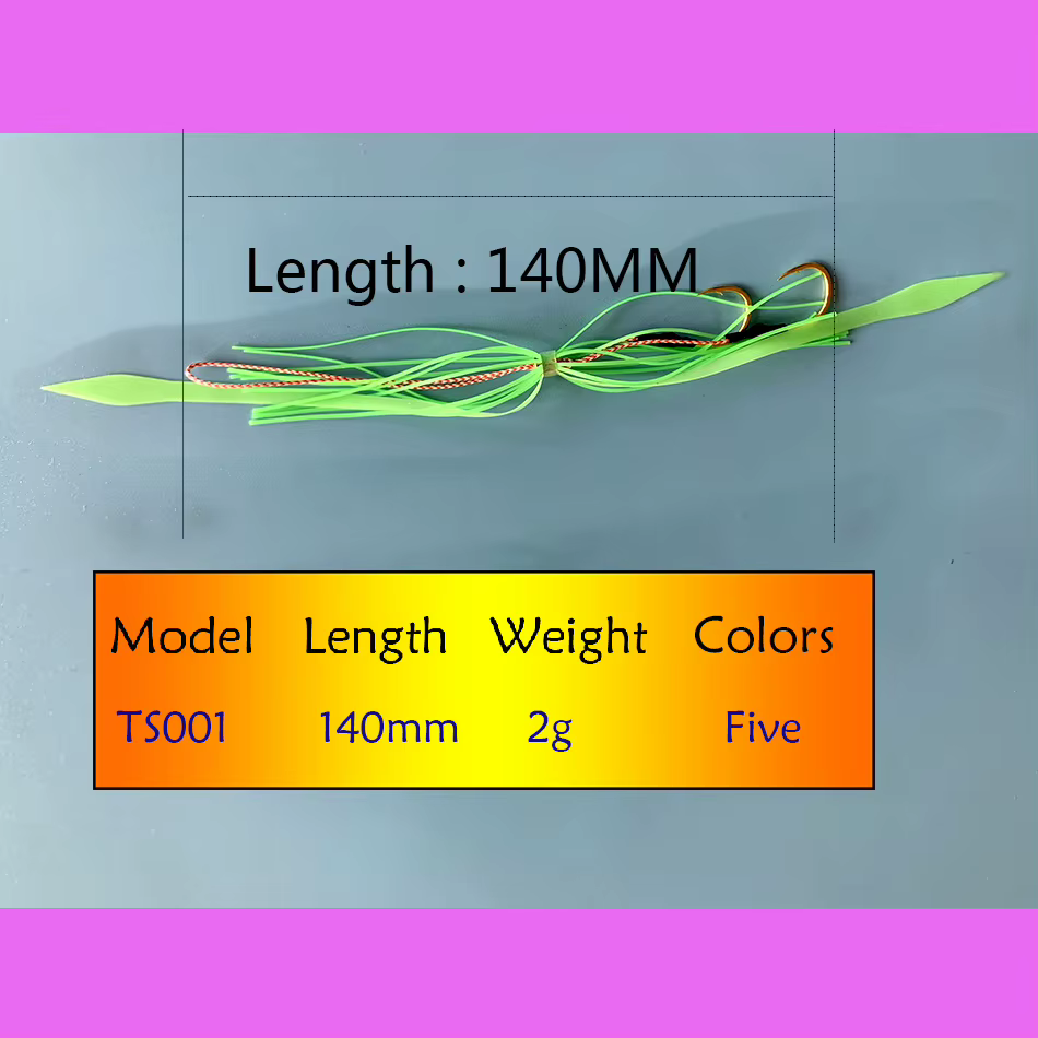 Testar Tai Kabura – Aparejo Tenya con falda de silicona para jigging - imagen 5
