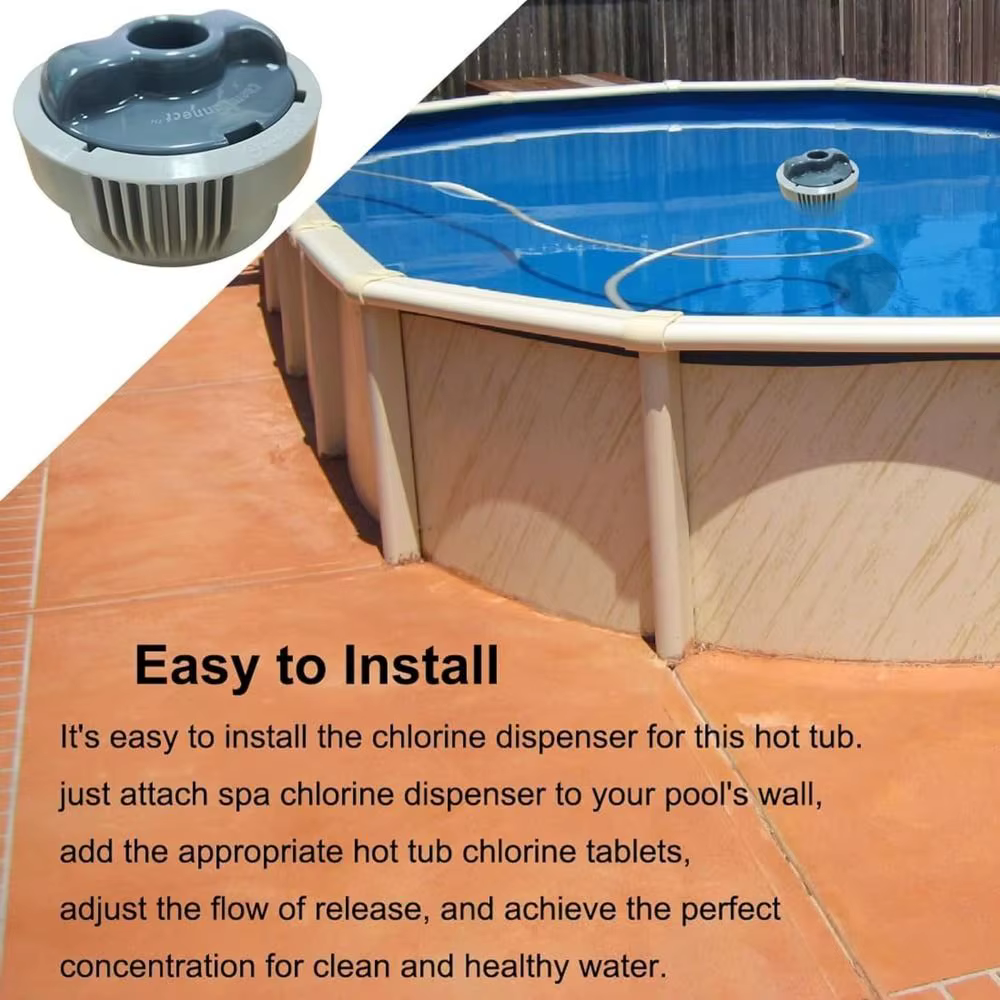 Dispensador de Cloro para Jacuzzi y Spa – Sistema dosificador ABS - imagen 3