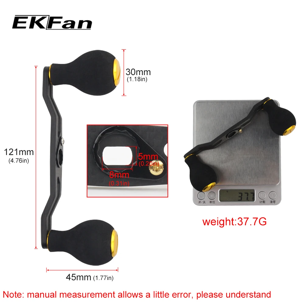 Vista lateral del knob