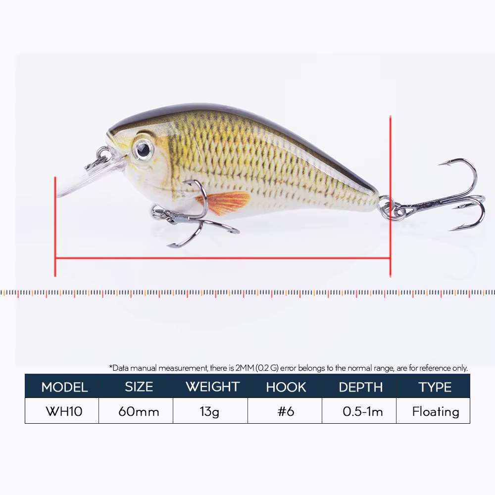 Hanlin señuelo flotante pececillo negro – Cebo artificial de pesca - imagen 4