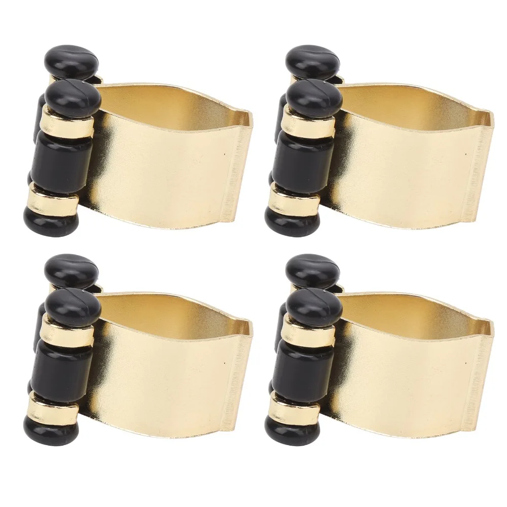 Soporte para taco de billar dorado compacto portátil, pinza fija - imagen 3