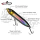 Walk Fish Swimbait flotante tipo lápiz oscilante para lubina y lucio - imagen 5