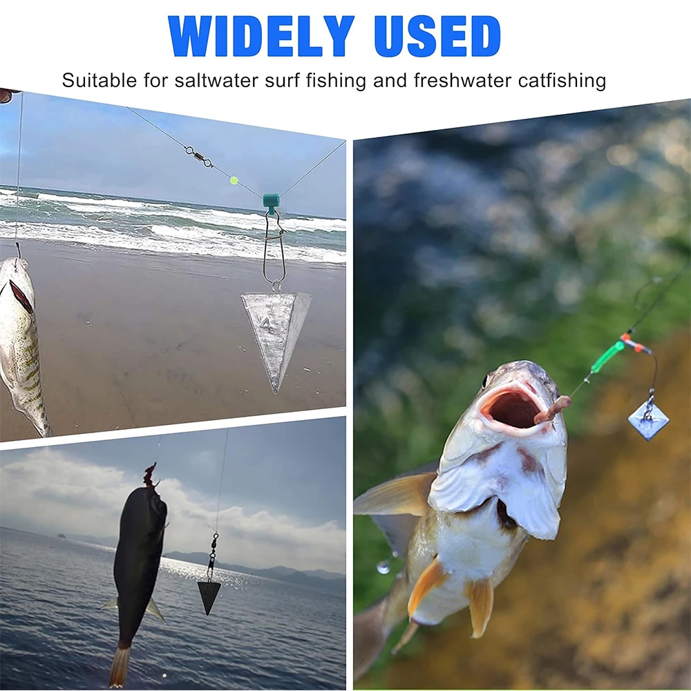 Plomos piramidales para surfcasting en agua salada - imagen 4