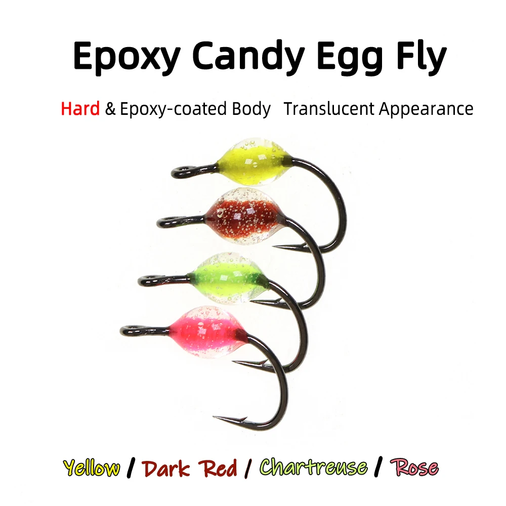 Variedad de colores disponibles en los huevos epoxi Wifreo talla 18