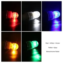 Luz de pesca LED flotante con sensor y doble destello impermeable