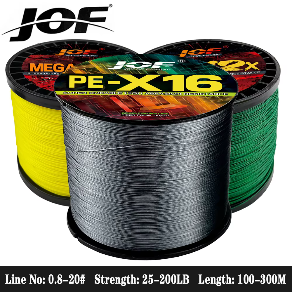 Trenzado multifilamento JOF PE – Para jigging mar y agua dulce