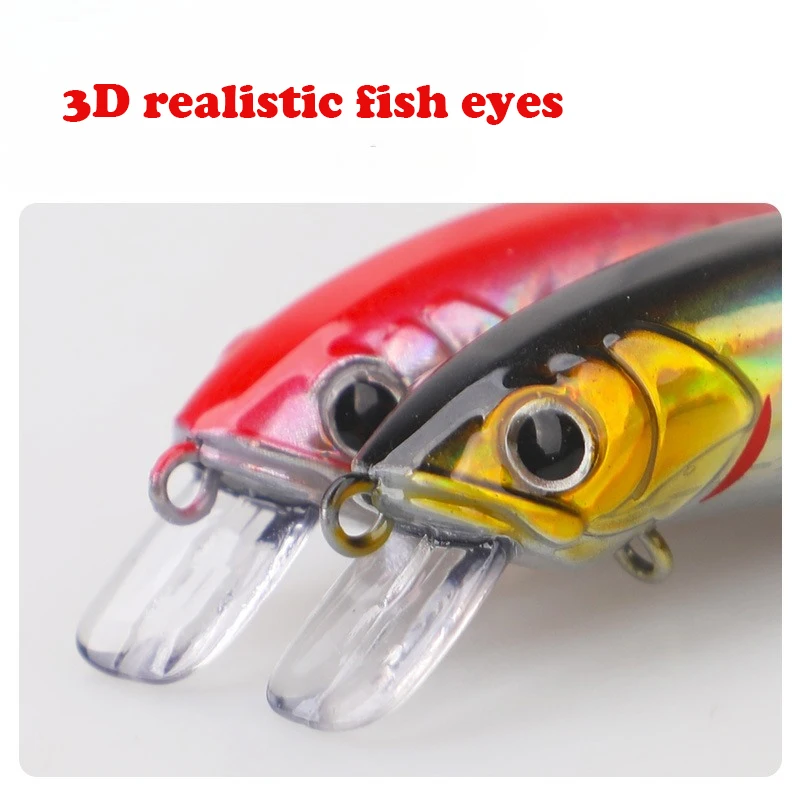 Micro Jerkbait hundimiento lento Wobbler para lubina y trucha - imagen 3