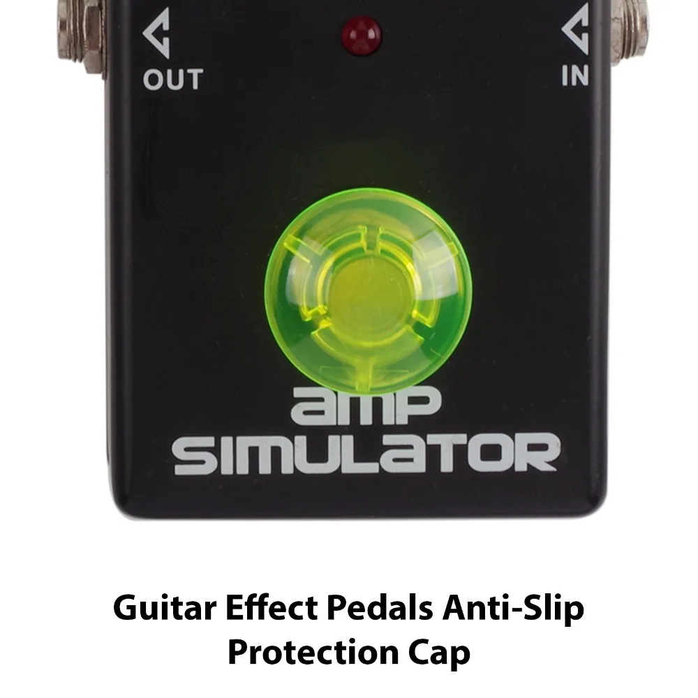 Cubiertas de pedal de efectos ABS multicolor para guitarra eléctrica - imagen 4