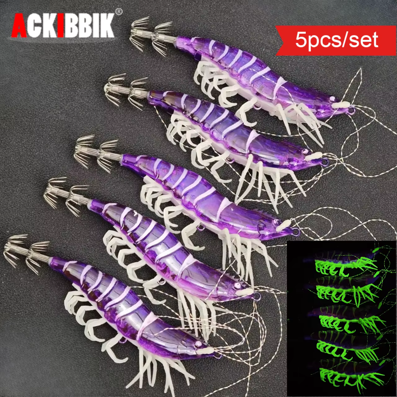 Señuelos EGI Luminosos 10.5cm – Simulación Calamar para Sepia y Pulpo - imagen 4