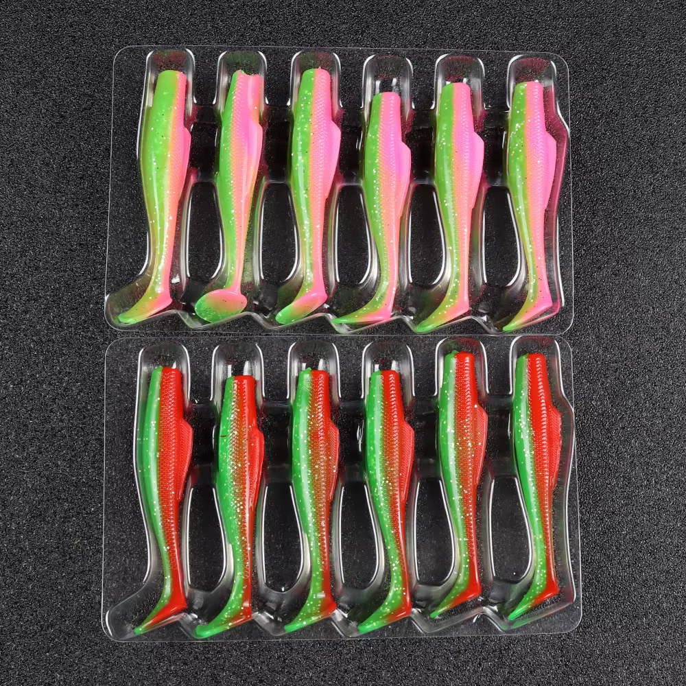 Señuelo Blando Sábalo Artificial – Doble color para lubina y lucio - imagen 2