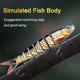 Swimbait articulado hundido gigante para lubina y bagre - imagen 2