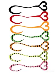 JHK Faldas de silicona para Buzzbait con cola Tenya y cinta