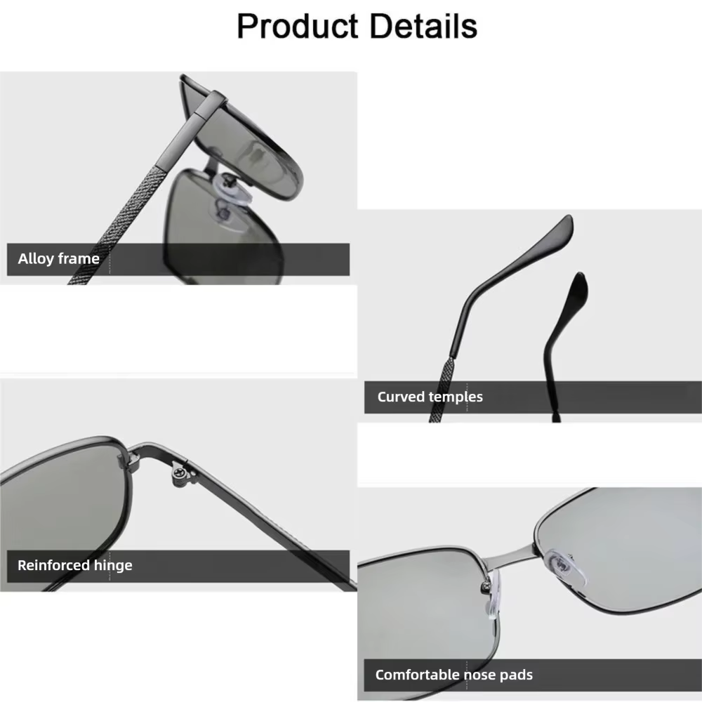 Gafas de sol fotocromáticas con UV ultraligeras para conducir - imagen 2