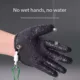 Guantes de pesca antideslizantes antipuñaladas de dedos completos