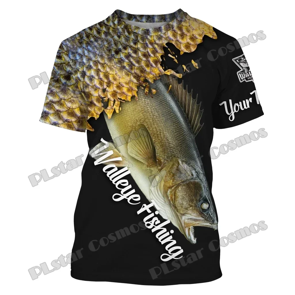 TX310 Camiseta Pesca Walleye Personalizable 3D Verano - imagen 4