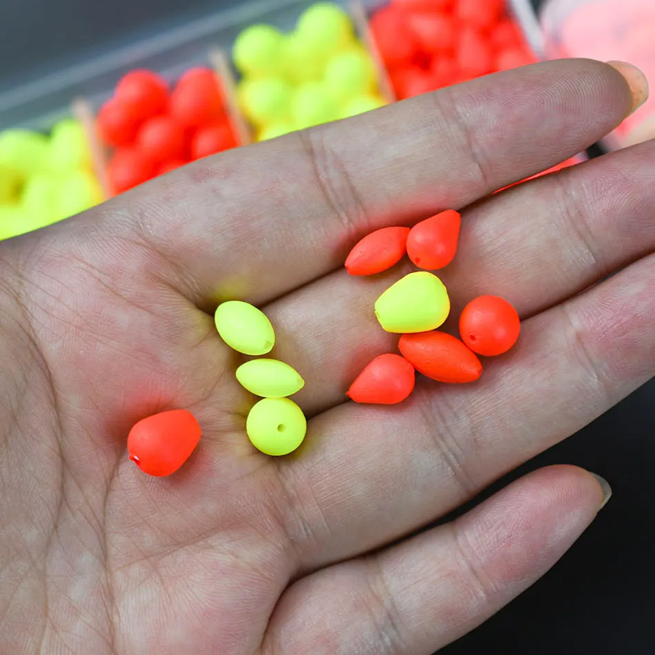 Perlas flotantes EVA en tonos fluorescentes