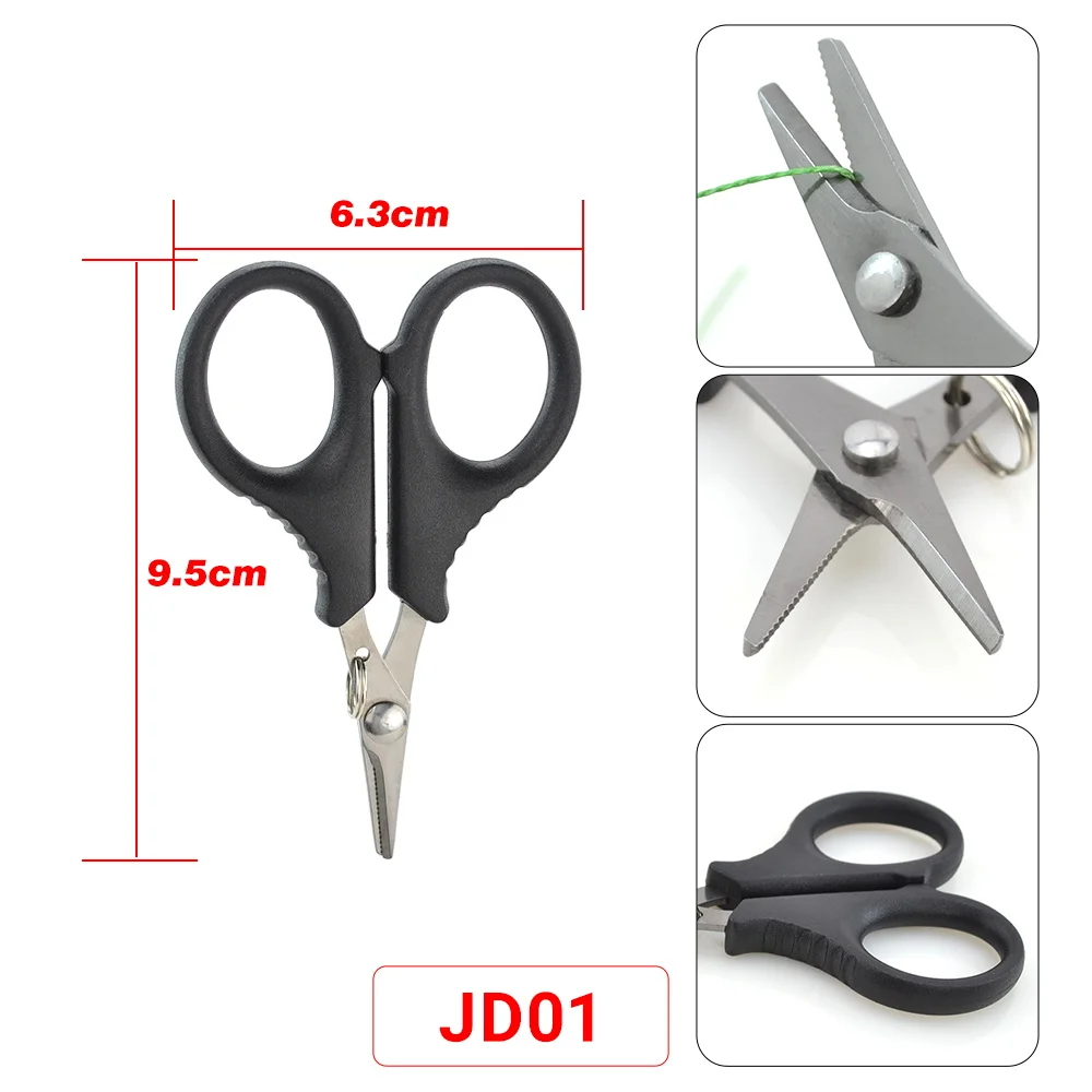 Hirisi tijeras de pesca de acero inoxidable – cortalíneas dentadas - imagen 5
