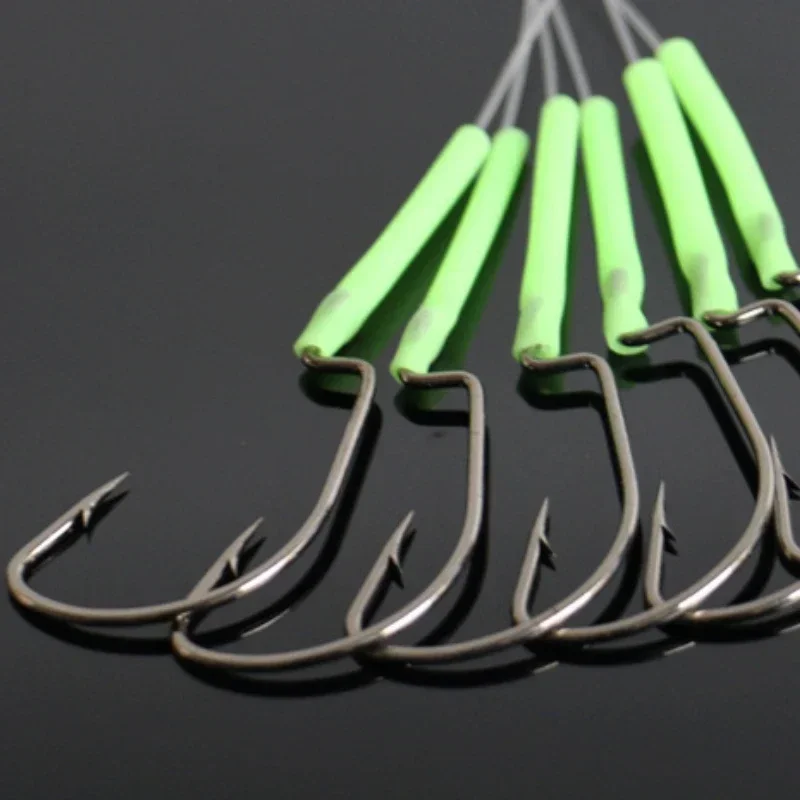 Anzuelo crankbait con tubo luminoso y manguera negra-amarilla - imagen 5