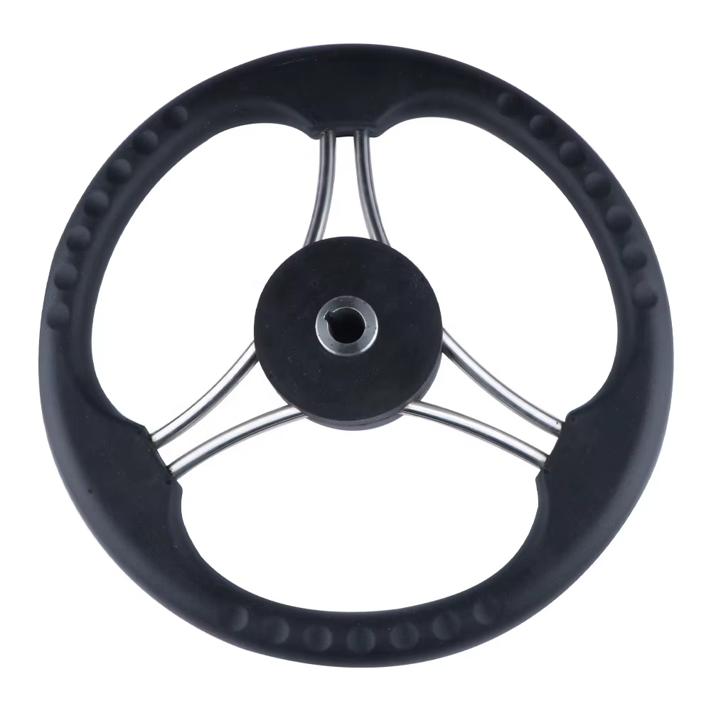 Empuñadura de espuma negra para barco – Acero inoxidable 34 cm - imagen 3