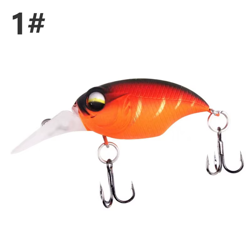 Señuelo artificia crankbait sobre superficie neutra