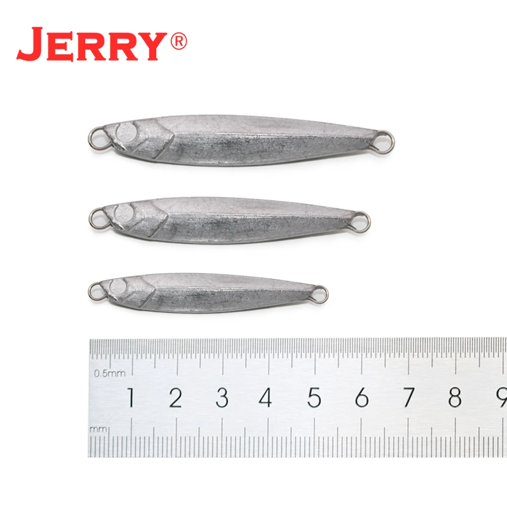Señuelo jigging Jerry Yayu metal fundido sin pintar para lubina