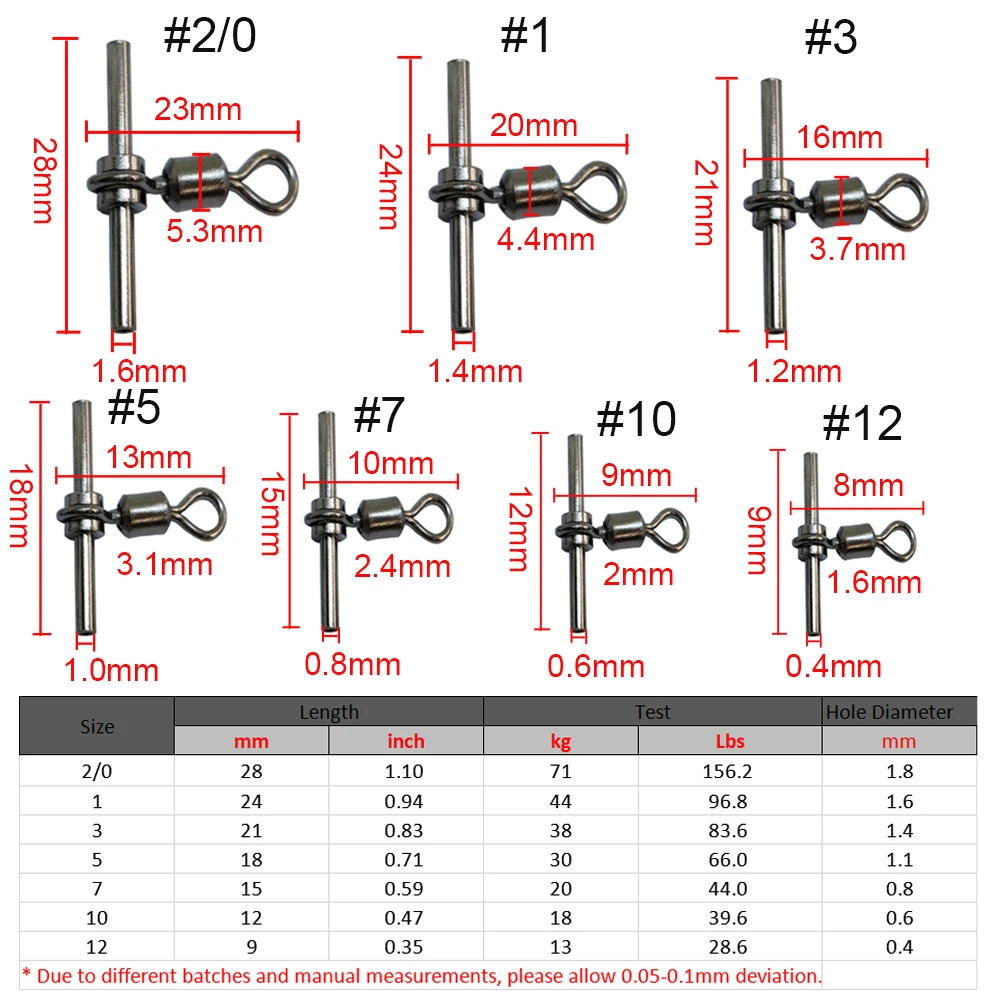 Anzuelos giratorios de triple vía con conector de latón para carpa - imagen 5