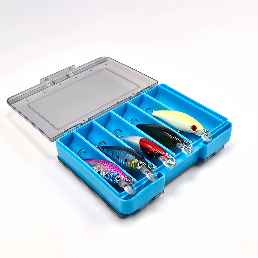 Caja doble cara portátil para aparejos de pesca – Cebo y señuelos - imagen 4