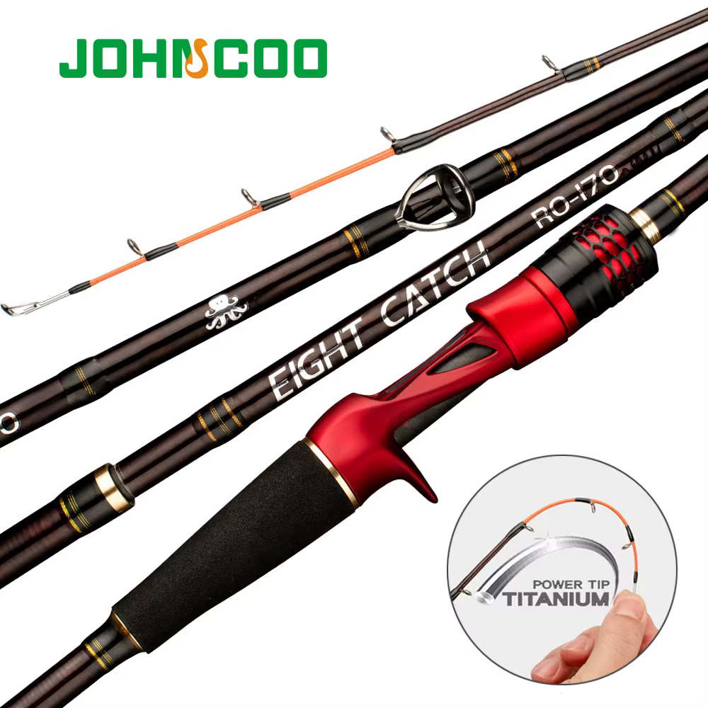 Caña Octopus 170cm Carbono – Ligera para lubina y lucio