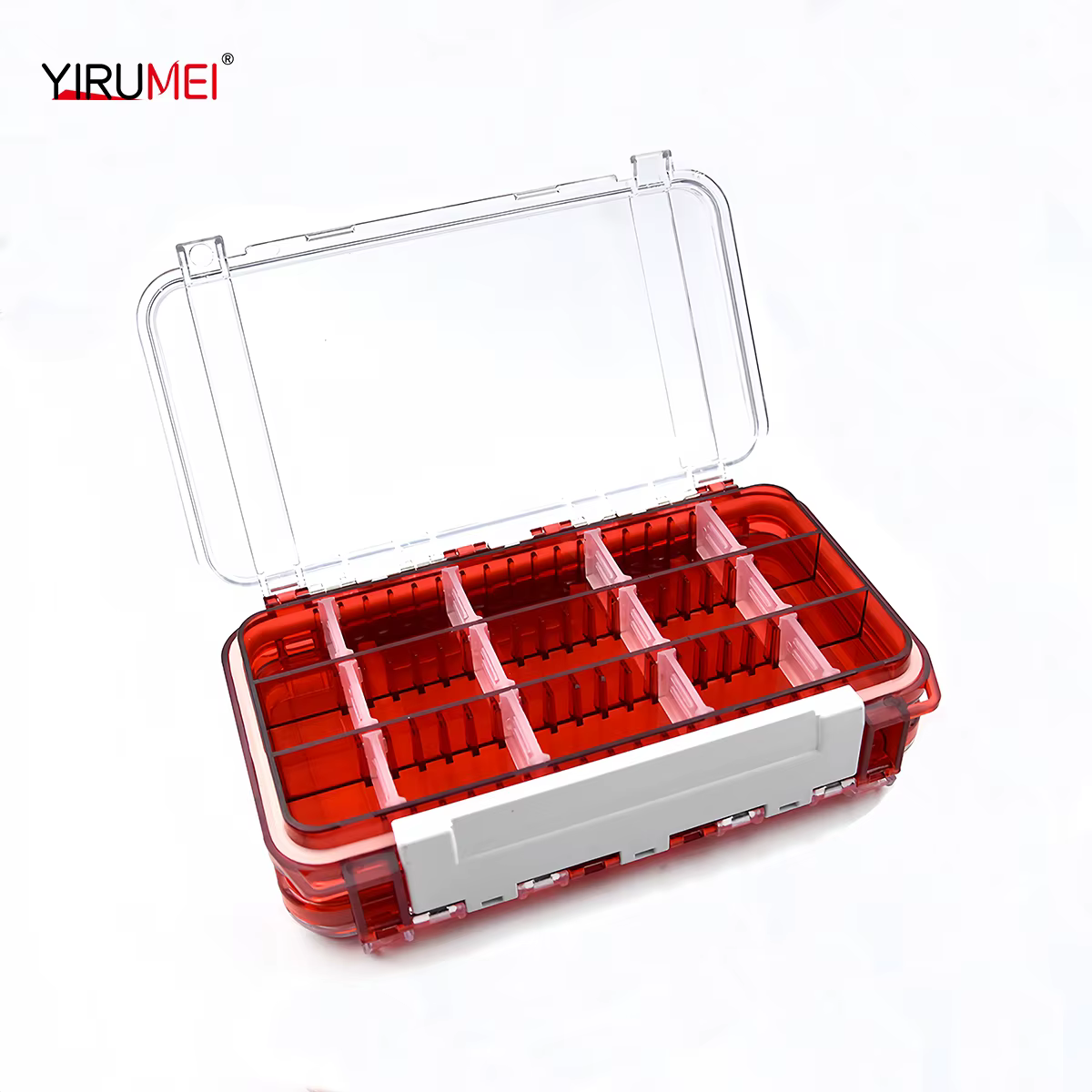 Caja de aparejos impermeable para pesca con mosca y carpa - estuche