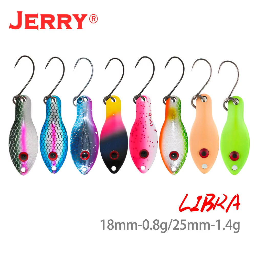 Jerry Cucharas Trucha UV – Spinner Ultraligero con Bolas Metal - imagen 2