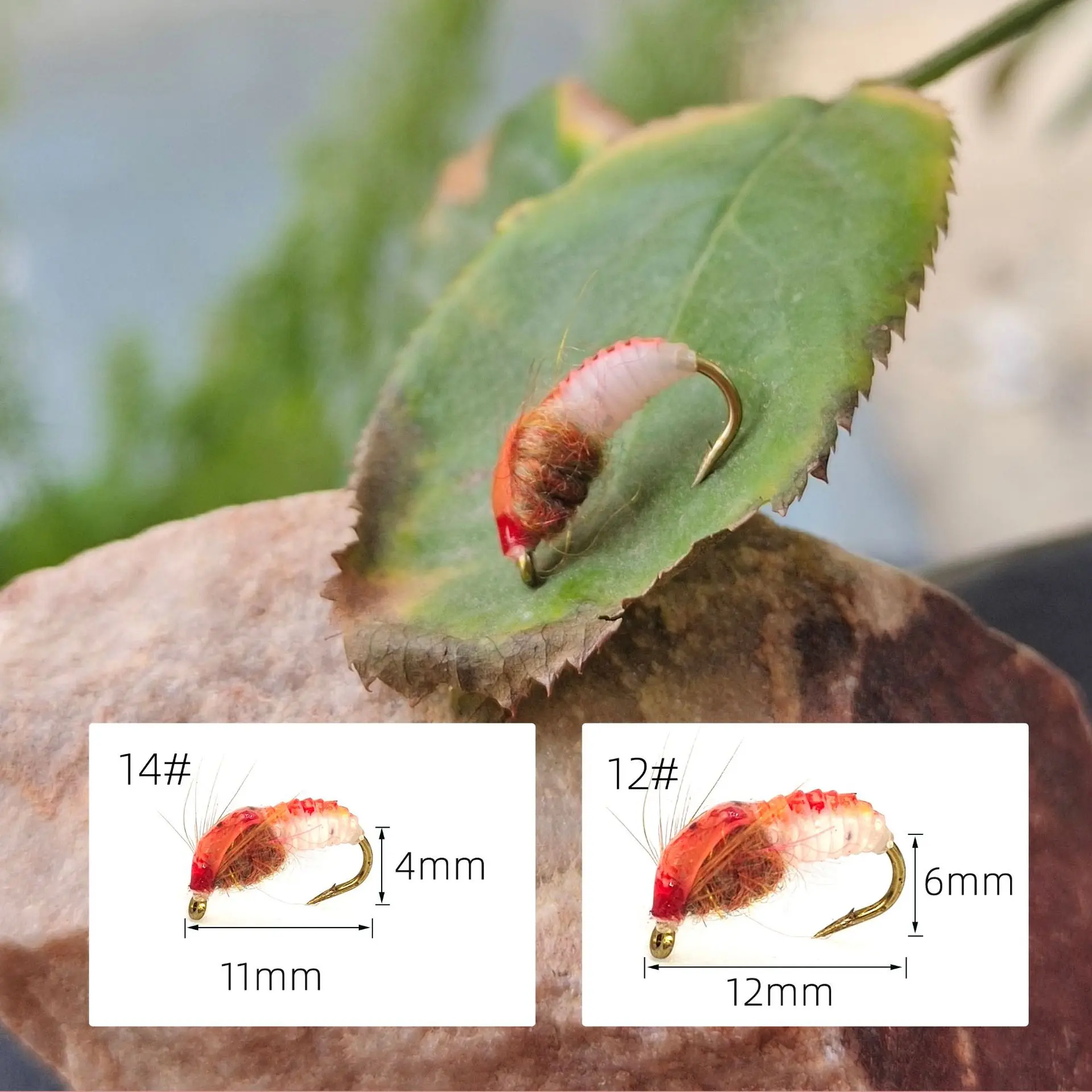 variedad de tamaño del señuelo