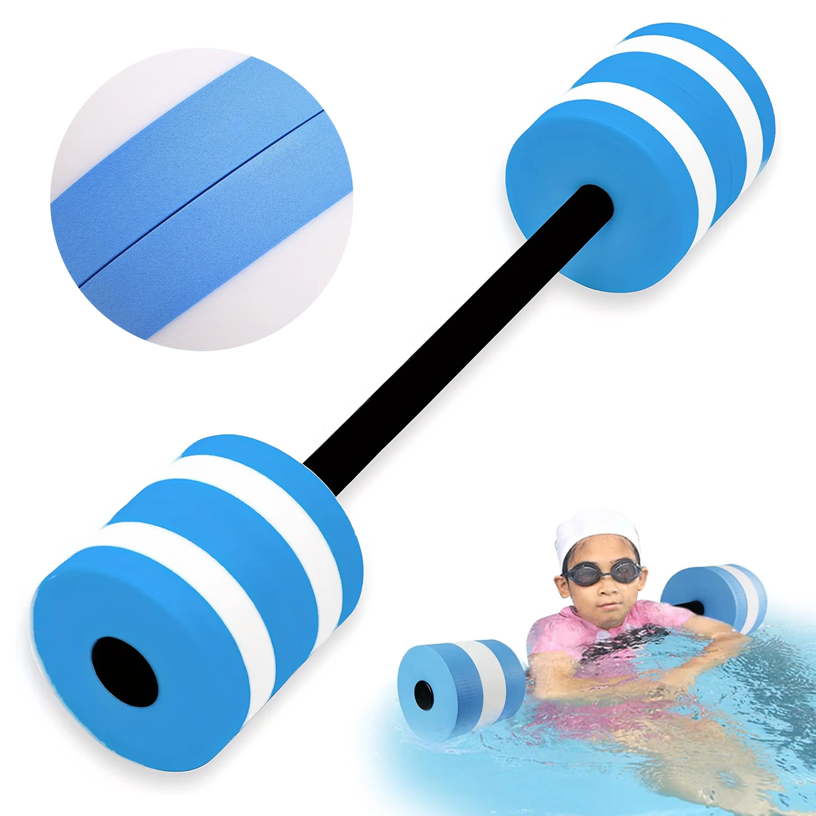 Mancuerna flotante EVA portátil para agua