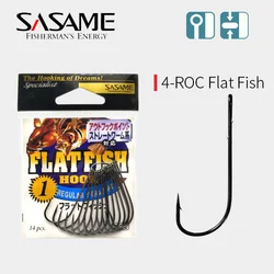 Anzuelos Texas Rig offset Sasame 4-ROC para bass y robaliza
