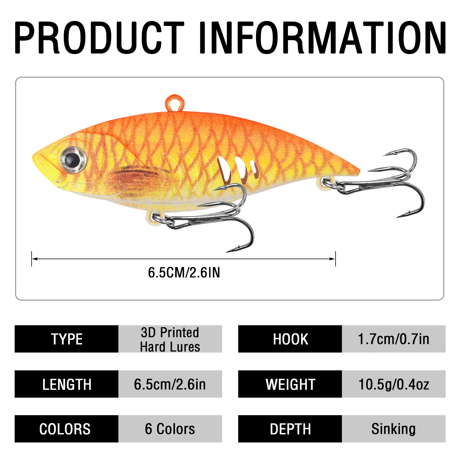 Señuelos VIB Free Fisher para lubina y trárraca – Wobbler vibración - imagen 5