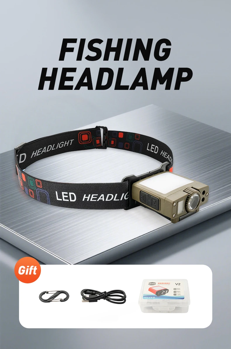 Linterna frontal LED para uso al aire libre