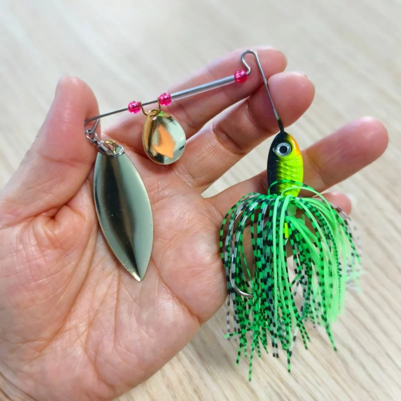 Señuelo giratorio Wondersee para pesca depredador