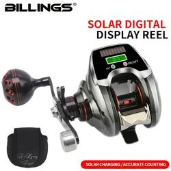 Carrete Baitcasting Billings S200 – 8:1, pantalla digital, 22lb