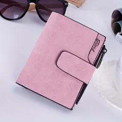 Monedero Plegable de Cuero PU para Mujer – Cartera Pequeña para Tarjetas
