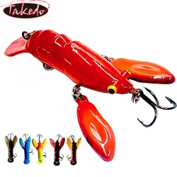Takedo RL08 Lobster Run - Swimbait de camarón con anzuelo triple
