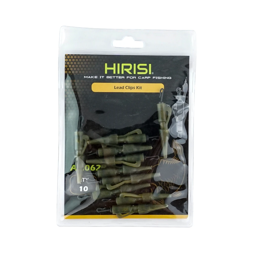 Hirisi clip de plomo rápido para carpa con funda antienredos - imagen 5