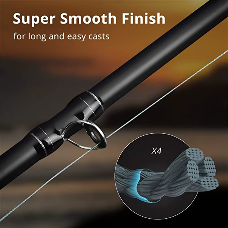 Sedal trenzado ThornsLine PE 4 hebras – Resistencia 4-45lb para carpa - imagen 2