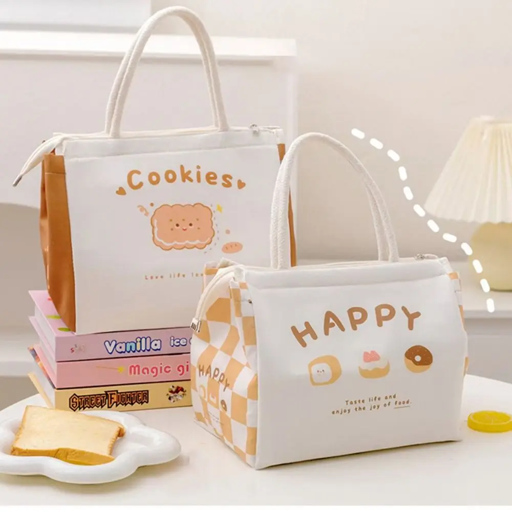 Bolsa térmica portátil multiusos grande con dibujos para almuerzo - imagen 4