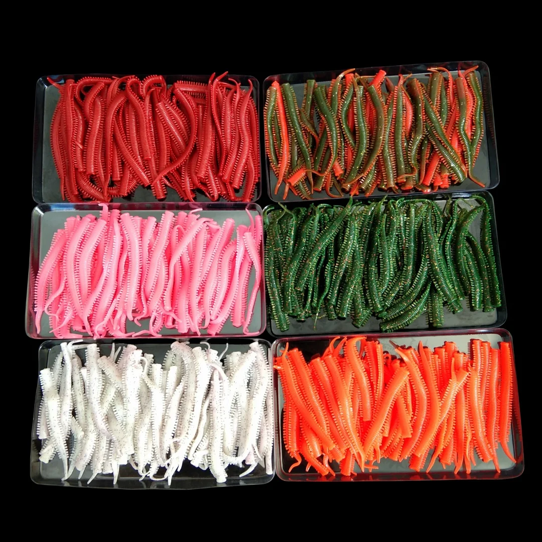 Swolfy vinilo gusano TPE flotante para pesca en mar